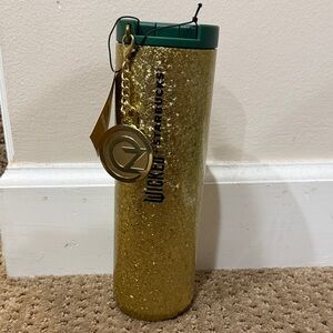 NWT Starbucks + Wicked Gold and Green Tumbler